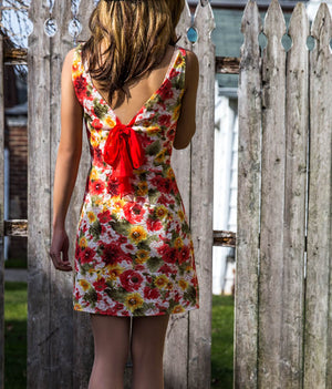 Multi Floral Summer Dress - Tae With Jane NY