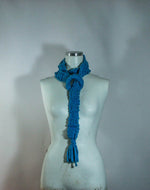 Pull- Through Hand -Knit Scarf - Tae With Jane NY