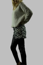Zebra Faux Fur Shorts - Tae With Jane NY