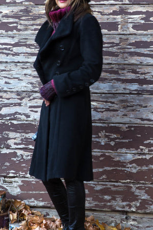 Double-Breasted Wool Coat - Tae With Jane NY