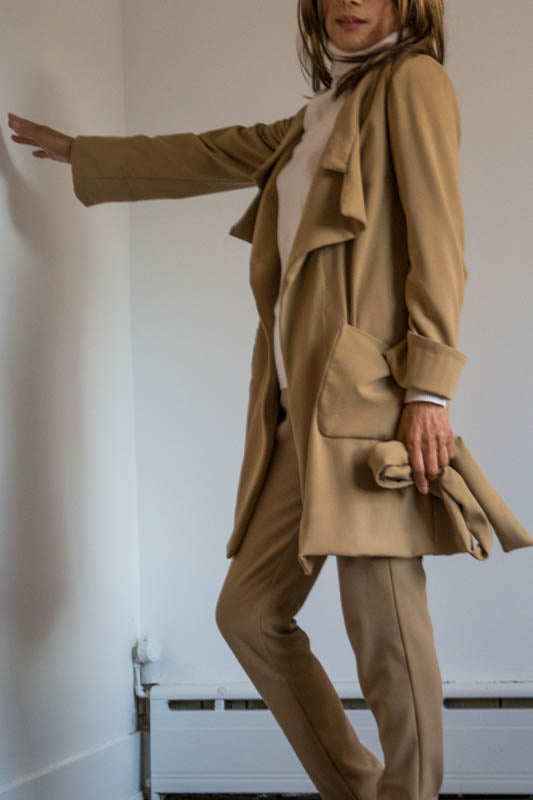 Relaxed Open  Coat - Tae With Jane NY