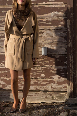 Relaxed Open  Coat - Tae With Jane NY