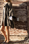 Olive Romantic Trench Coat - Tae With Jane NY