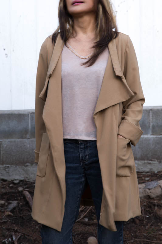 Relaxed Open  Coat - Tae With Jane NY