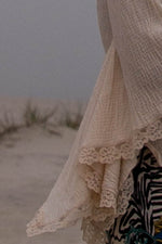 Ivory Kimono Sleeve Summer Blouse - Tae With Jane NY