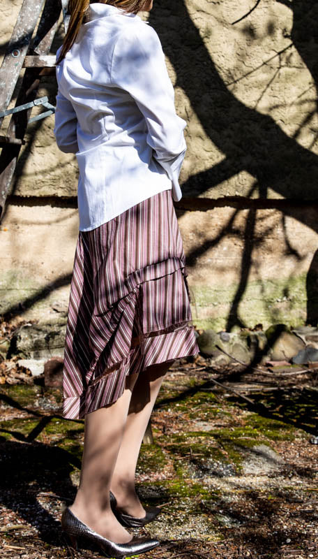 Asymmetric Stylish  Midi Skirt