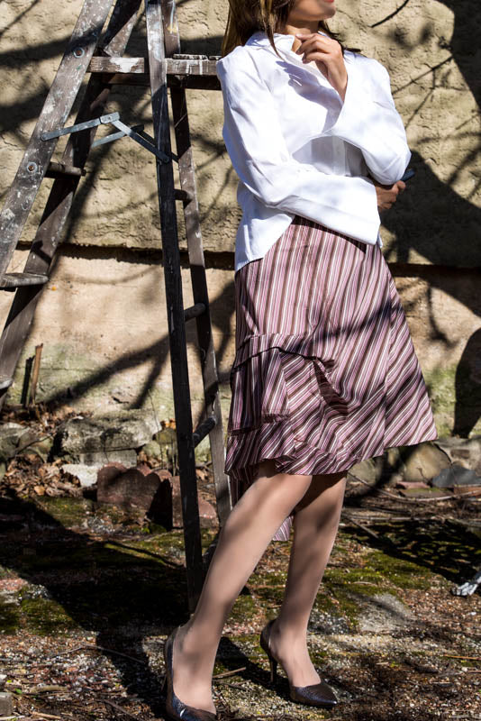 Asymmetric Stylish  Midi Skirt
