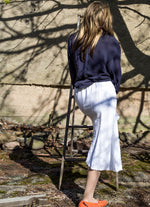 White Linen Skirt