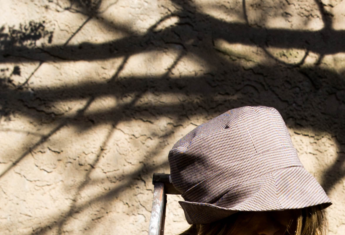 Houndstooth Print Bucket Hat - Tae With Jane NY