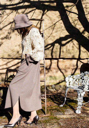 Houndstooth Print Bucket Hat - Tae With Jane NY