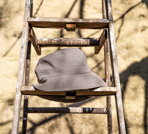 Houndstooth Print Bucket Hat - Tae With Jane NY