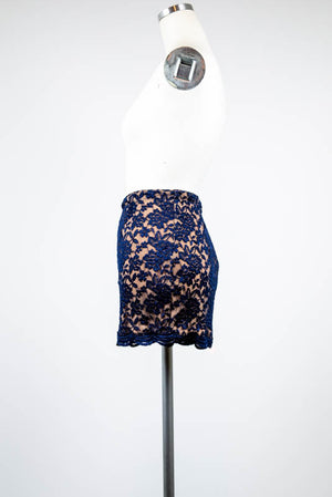 Navy Lace Shorts - Tae With Jane NY