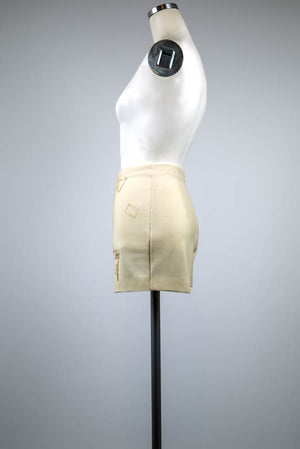 Ivory Wool Shorts - Tae With Jane NY