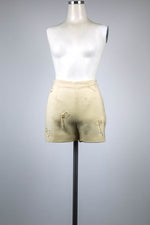 Ivory Wool Shorts - Tae With Jane NY