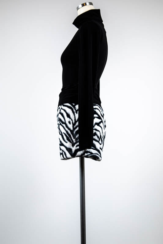 Zebra Faux Fur Shorts - Tae With Jane NY