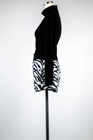 Zebra Faux Fur Shorts - Tae With Jane NY
