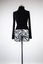 Zebra Faux Fur Shorts - Tae With Jane NY