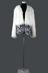 White Glamour Faux Fur jacket - Tae With Jane NY