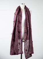 Burgundy wool Scarf - Tae With Jane NY