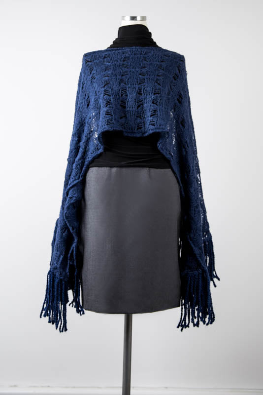 Fringed Wool Sweater Scarf - Tae With Jane NY