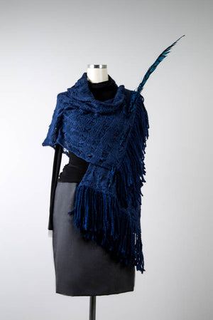 Fringed Wool Sweater Scarf - Tae With Jane NY