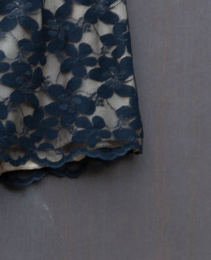 Vintage -Look Black Laced Shorts