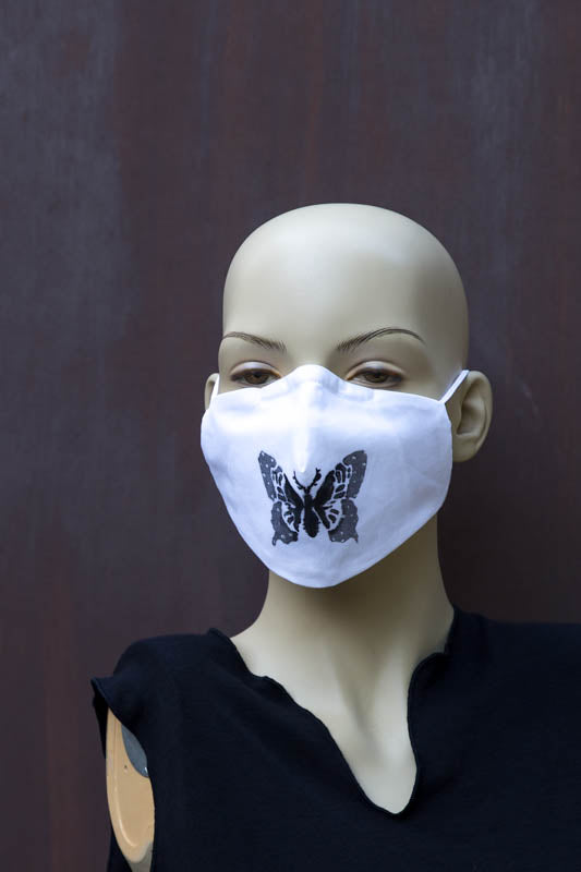 Butterfly Printed Face Mask