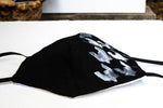 Hound-Tooth Pattern Face Mask