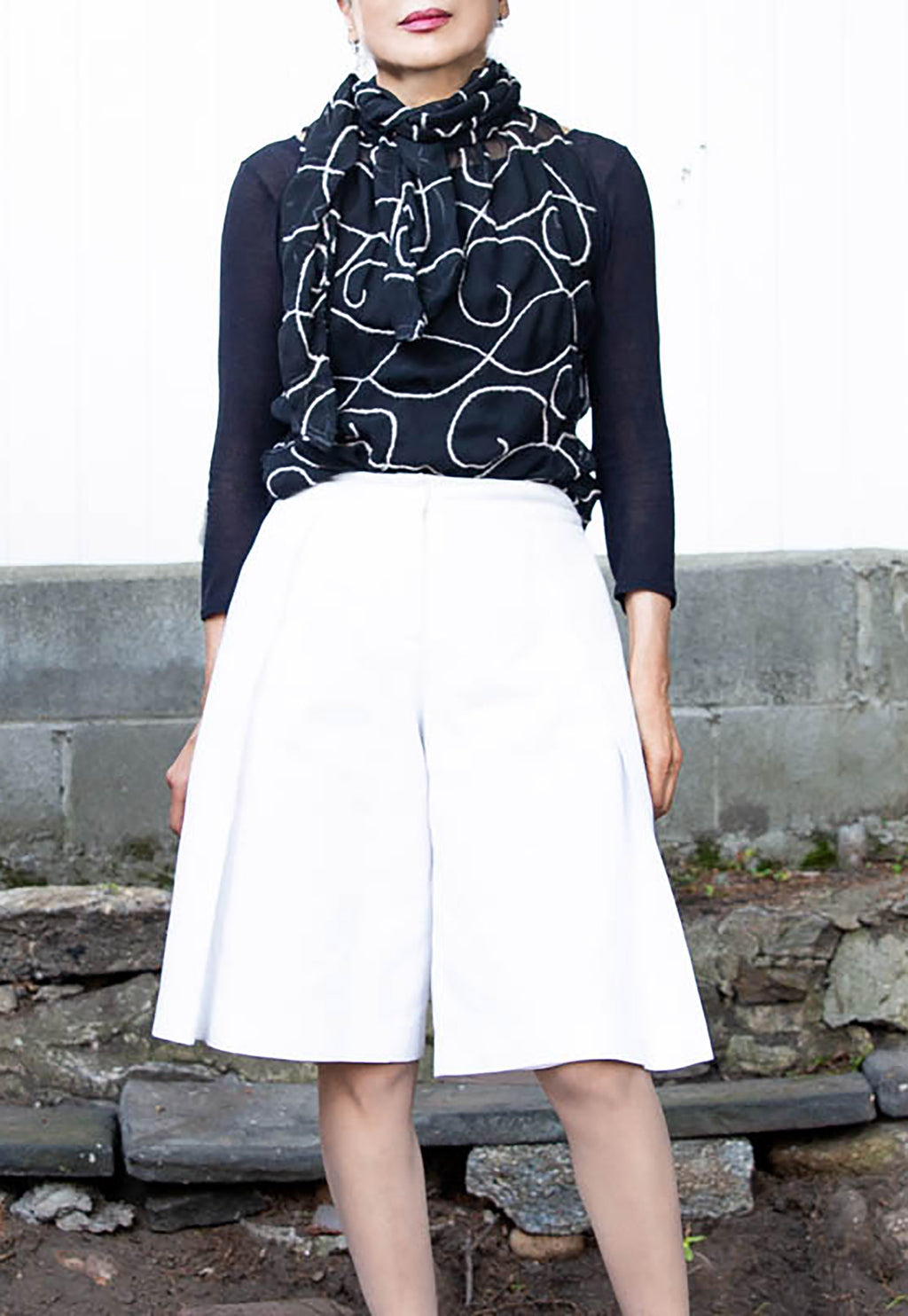 Bow Sheer Blouse