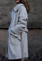 Latte Beige Wool Coat