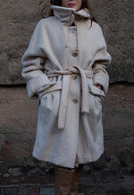 Latte Beige Wool Coat