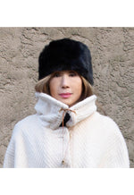 Black Russian Style Faux Fur Hat