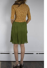 Olive Pleats Skirt