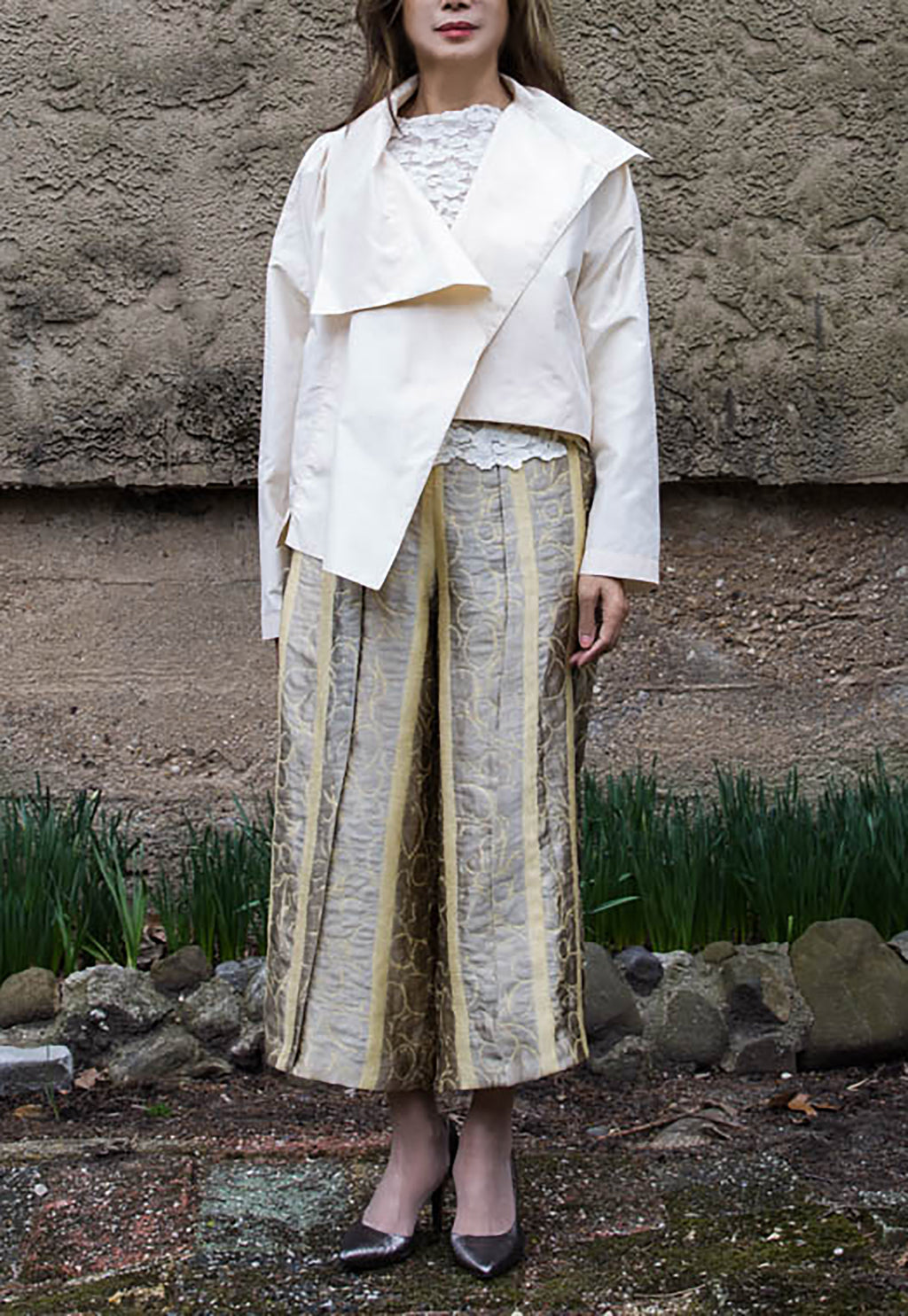 Creamy Silk Jacket