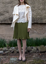 Creamy Silk Jacket