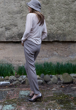 Hound-Tooth slim Pants