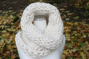 Puffy Hand-Knit Infinity Scarf - Tae With Jane NY