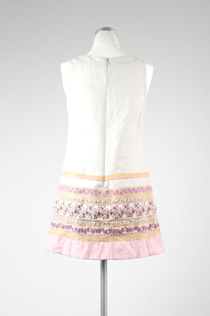 Color Block Linen Dress - Tae With Jane NY