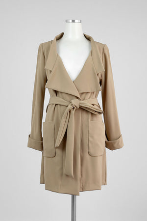 Relaxed Open  Coat - Tae With Jane NY
