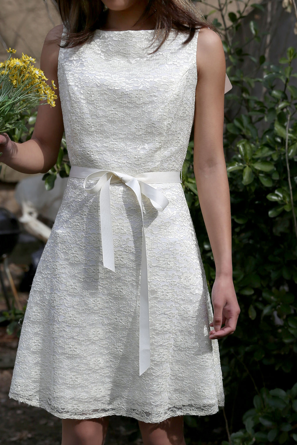 Ivory Lace Dress - Tae With Jane NY