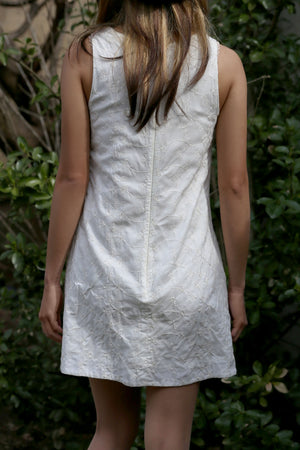 White Embroidered Summer Dress - Tae With Jane NY