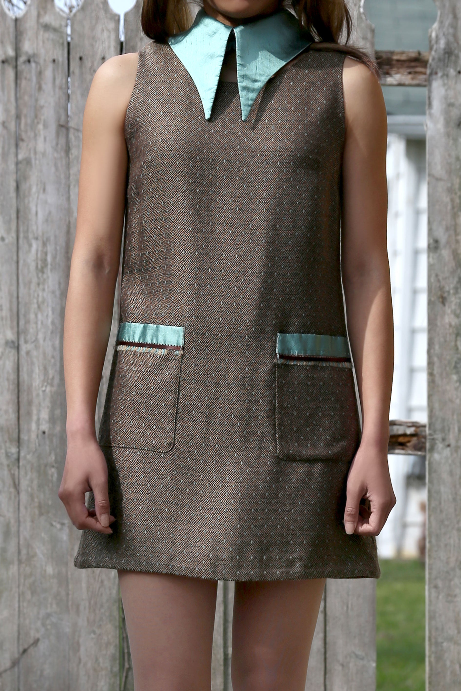 Detachable Collar Dress - Tae With Jane NY