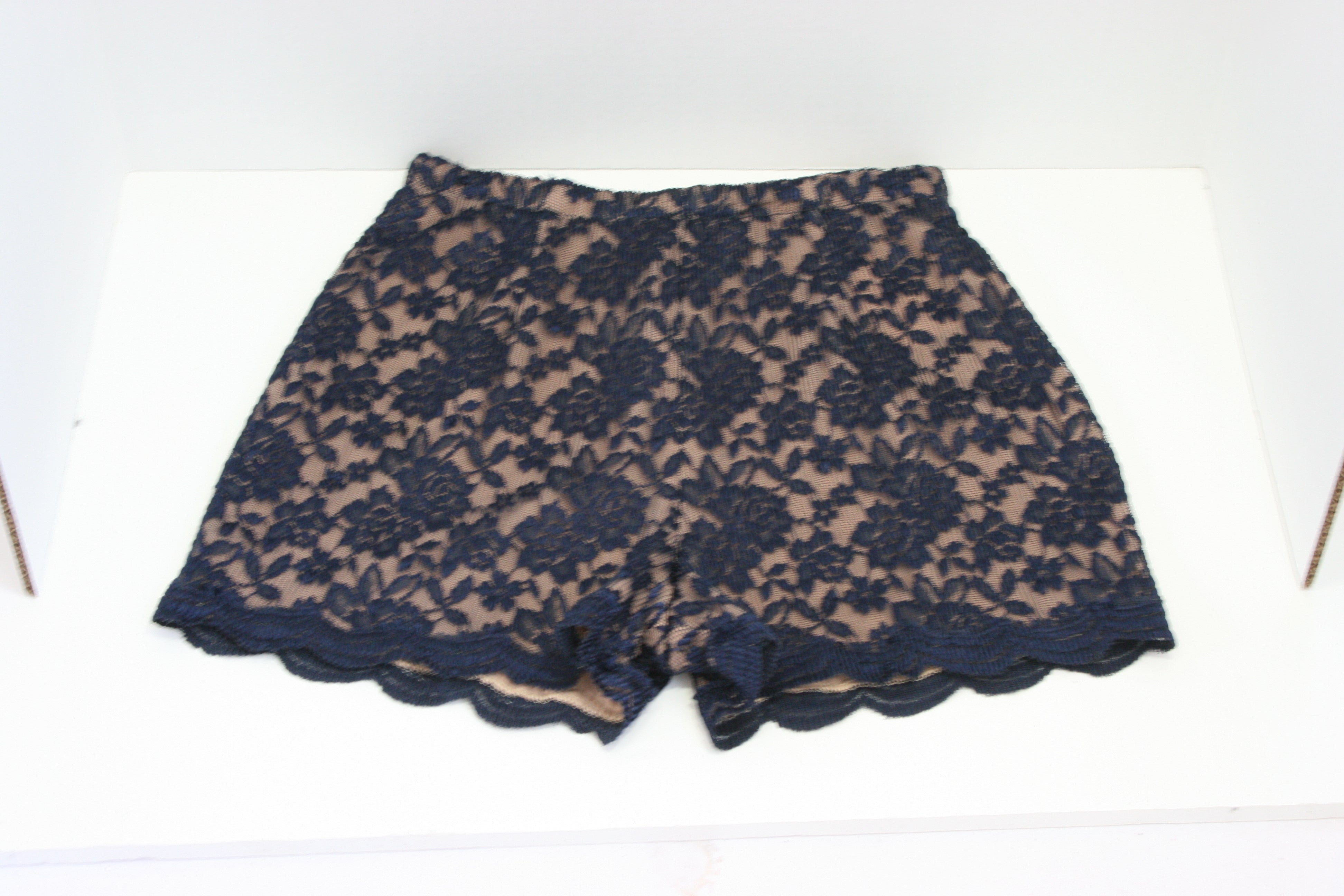 Navy Lace Shorts - Tae With Jane NY