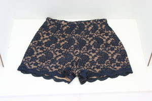 Navy Lace Shorts - Tae With Jane NY