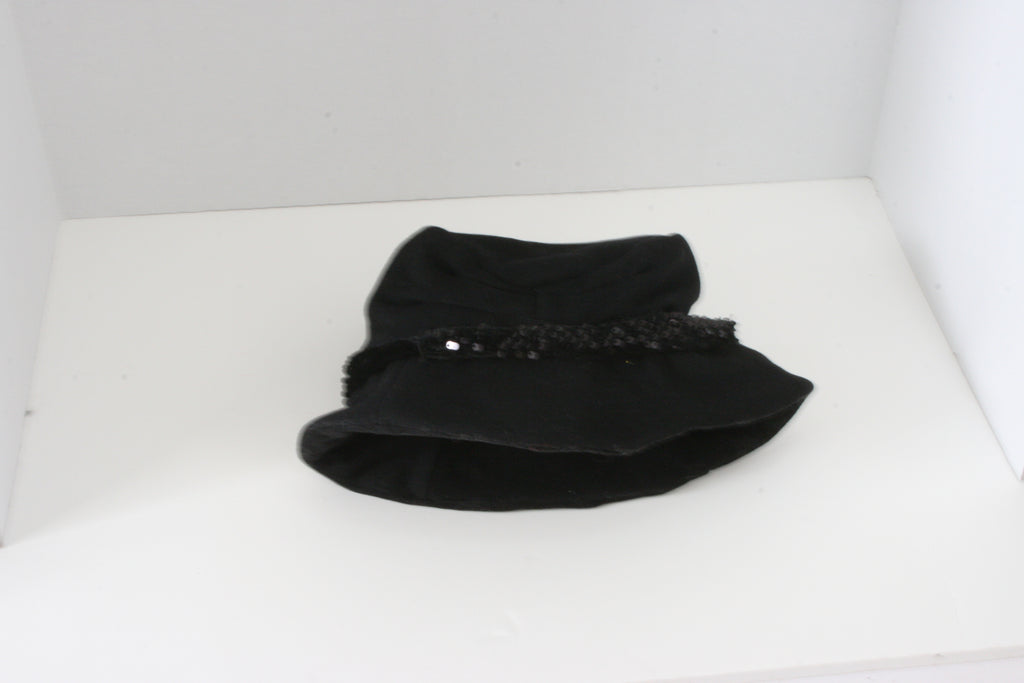 Wool Hat with Sequin Band - Tae With Jane NY