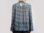 Bow Moroccan Print Blouse - Tae With Jane NY
