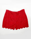 Vintage - Look Red Laced Short Pants - Tae With Jane NY