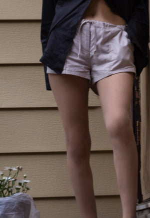Drawstring Waist Short Pants