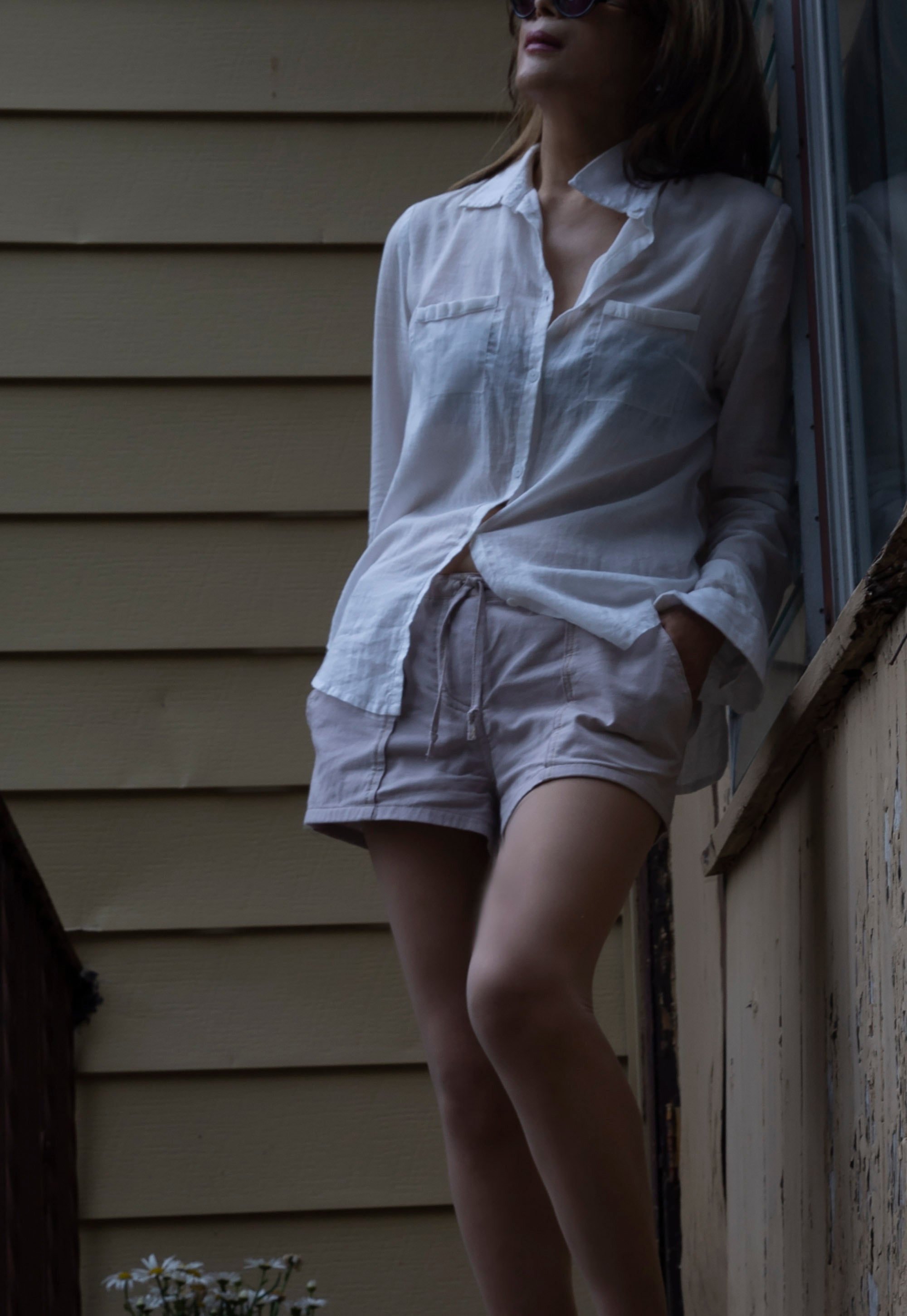 Drawstring Waist Short Pants