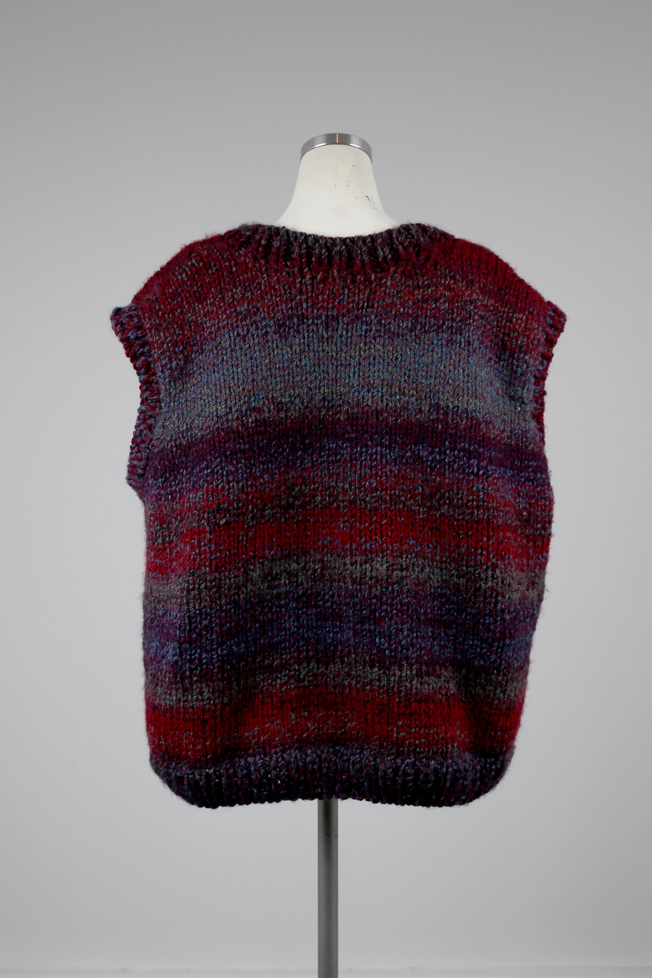 Oversized Hand-knit Vest - Tae With Jane NY